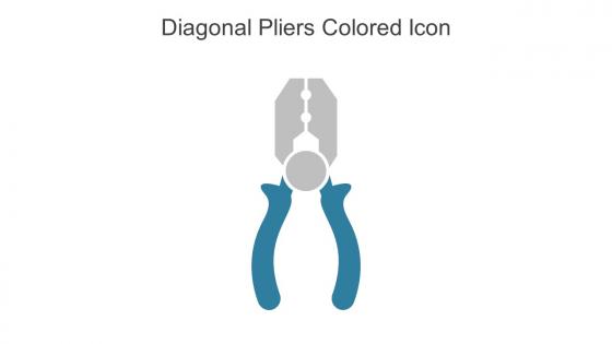 Diagonal Pliers Colored Icon In Powerpoint Pptx Png And Editable Eps Format
