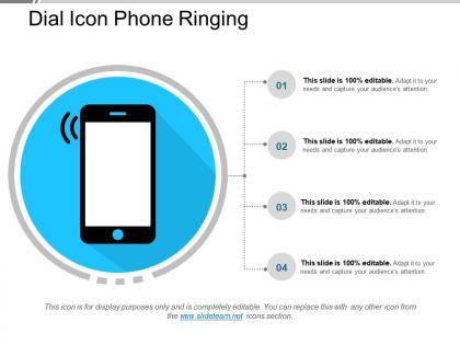Dial icon phone ringing