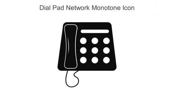 Dial Pad Network Monotone Icon In Powerpoint Pptx Png And Editable Eps Format