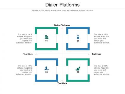 Dialer platforms ppt powerpoint presentation clipart cpb