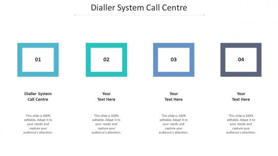 Dialler system call centre ppt powerpoint presentation file templates cpb