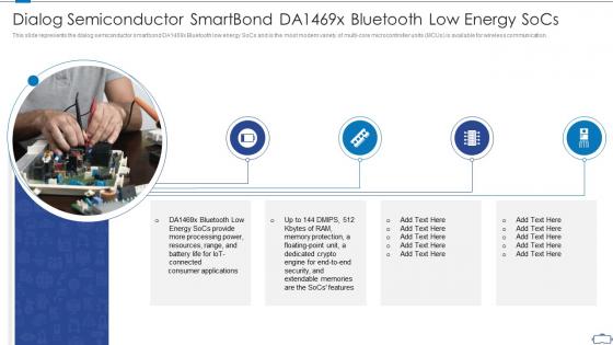 Dialog semiconductor smartbond da1469 bluetooth virtual reality and augmented reality