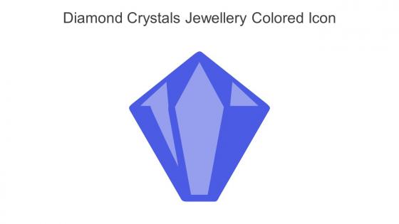 Diamond Crystals Jewellery Colored Icon In Powerpoint Pptx Png And Editable Eps Format