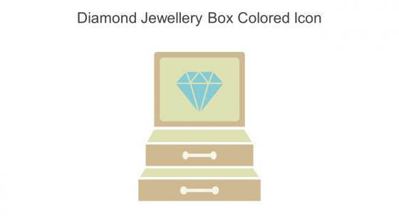 Diamond Jewellery Box Colored Icon In Powerpoint Pptx Png And Editable Eps Format