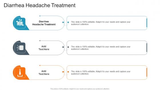 Diarrhea Headache Treatment In Powerpoint And Google Slides Cpb
