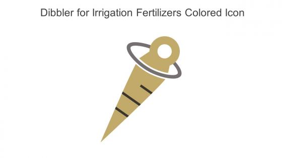 Dibbler For Irrigation Fertilizers Colored Icon In Powerpoint Pptx Png And Editable Eps Format