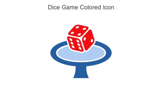 Dice Game Colored Icon In Powerpoint Pptx Png And Editable Eps Format
