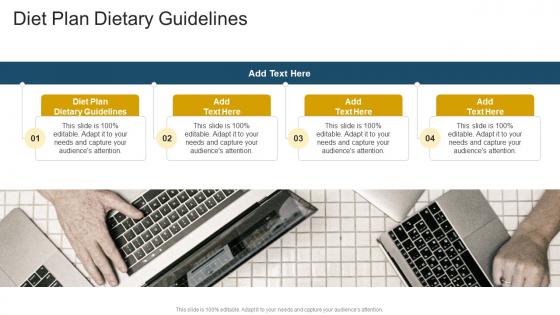 Diet Plan Dietary Guidelines In Powerpoint And Google Slides Cpb