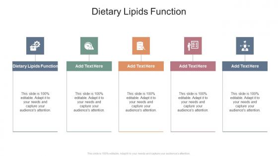 Dietary Lipids Function In Powerpoint And Google Slides Cpb