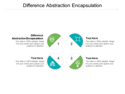 Difference abstraction encapsulation ppt powerpoint presentation portfolio introduction cpb