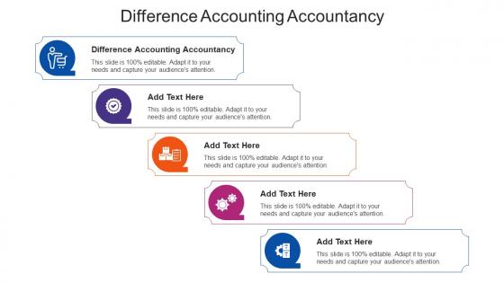 Difference Accounting Accountancy Ppt Powerpoint Presentation Outline Objects Cpb