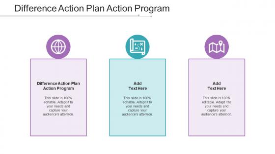 Difference Action Plan Action Program In Powerpoint And Google Slides Cpb