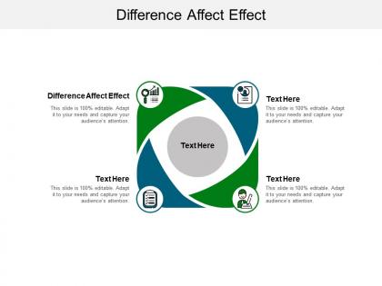 Difference affect effect ppt powerpoint presentation inspiration layout ideas cpb