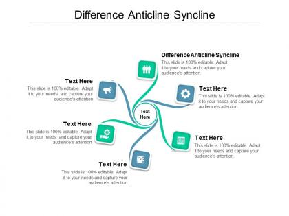 Difference anticline syncline ppt powerpoint presentation inspiration icon cpb