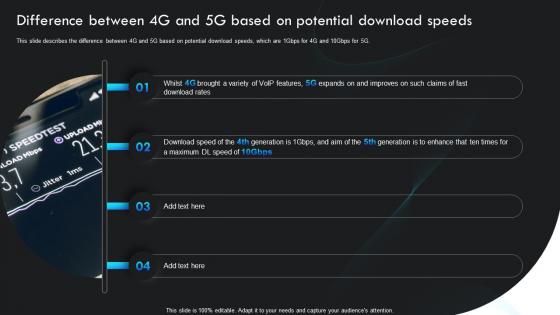 Difference Between 4g And 5g Based On Potential Download Speeds 5g Impact On The Environment Over 4g
