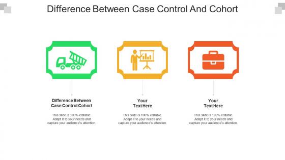 Difference between case control and cohort ppt powerpoint presentation infographics format cpb