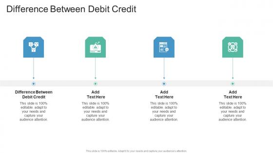 Difference Between Debit Credit In Powerpoint And Google Slides Cpb