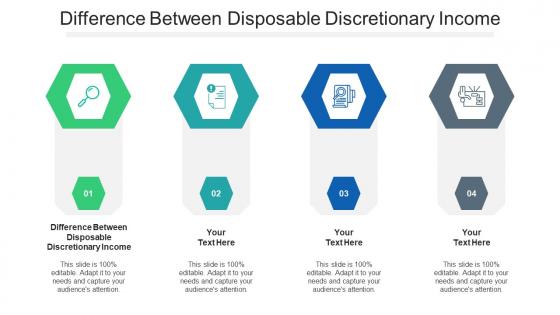 Difference Between Disposable Discretionary Income Ppt Infographic Template Example Introduction Cpb