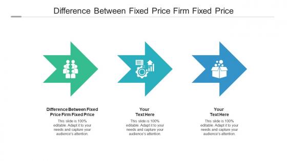 Difference between fixed price firm fixed price ppt powerpoint presentation layouts diagrams cpb