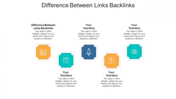 Difference between links backlinks ppt powerpoint presentation visual aids outline cpb