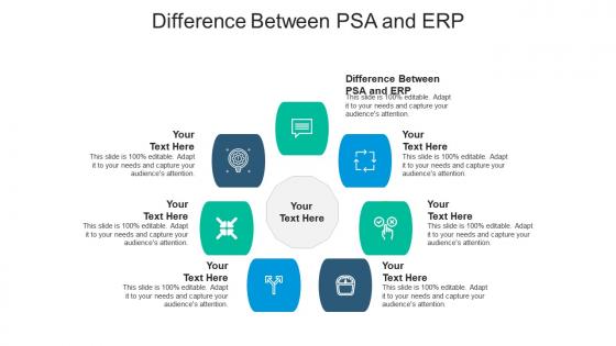Difference between psa and erp ppt powerpoint presentation layouts design ideas cpb