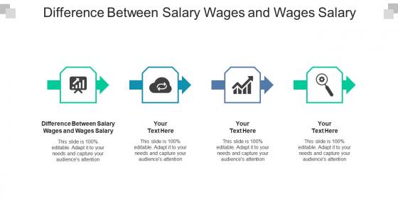 Difference between salary wages and wages salary ppt powerpoint presentation cpb