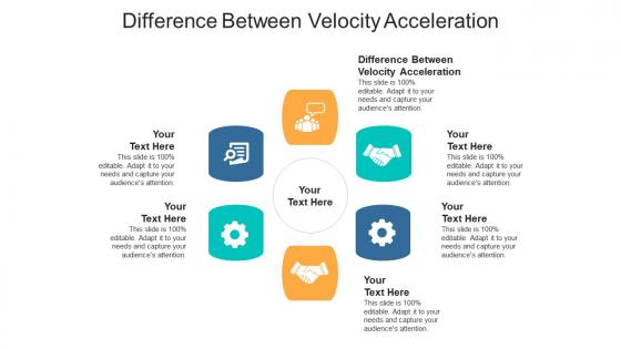 Difference between velocity acceleration ppt powerpoint presentation model templates cpb
