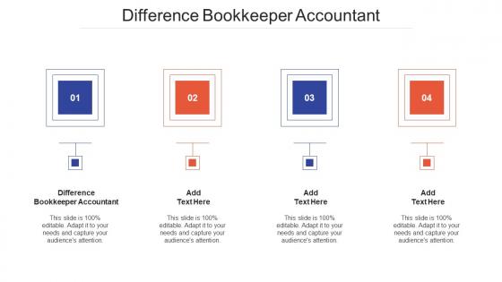 Difference Bookkeeper Accountant In Powerpoint And Google Slides Cpb