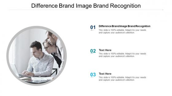 Difference brand image brand recognition ppt powerpoint presentation icon professional cpb