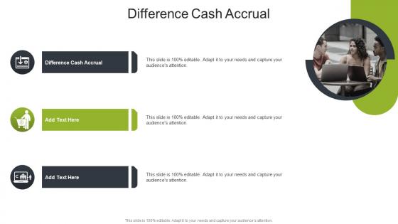 Difference Cash Accrual In Powerpoint And Google Slides Cpb