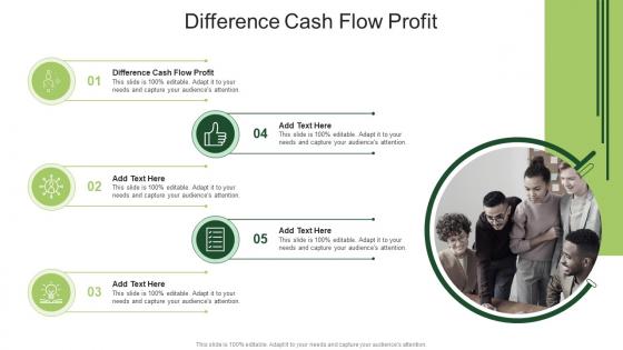 Difference Cash Flow Profit In Powerpoint And Google Slides Cpb