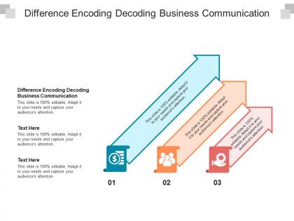 Difference encoding decoding business communication ppt powerpoint presentation layouts picture cpb