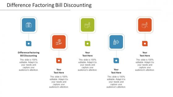 Difference Factoring Bill Discounting Ppt Powerpoint Presentation Tips Cpb