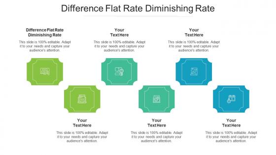 Difference Flat Rate Diminishing Rate Ppt Powerpoint Presentation Icon Picture Cpb