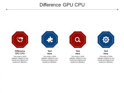 Difference gpu cpu ppt powerpoint presentation portfolio show cpb