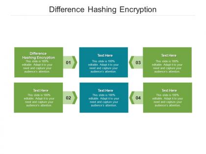 Difference hashing encryption ppt powerpoint presentation styles structure cpb