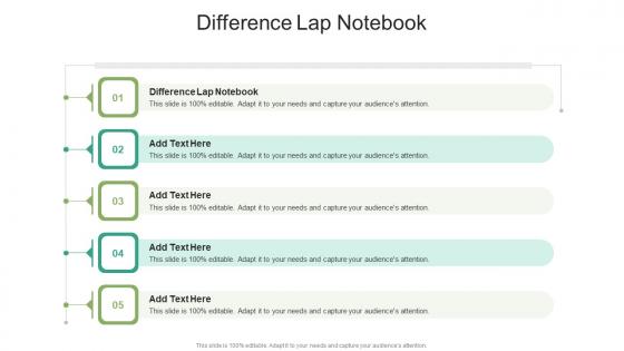 Difference Lap Notebook In Powerpoint And Google Slides Cpb