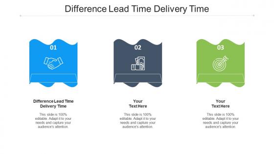 Difference Lead Time Delivery Time Ppt Powerpoint Presentation Show Inspiration Cpb