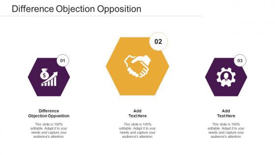 Difference Objection Opposition Ppt Powerpoint Presentation Icon Gridlines Cpb