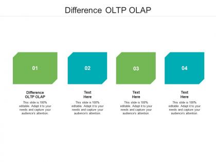 Difference oltp and olap ppt powerpoint presentation gallery inspiration cpb