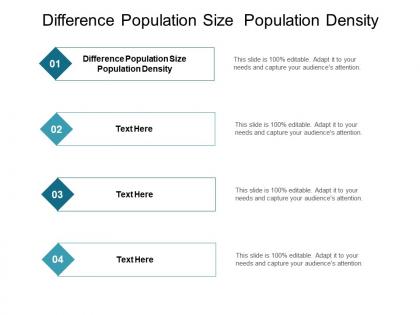 Difference population size population density ppt powerpoint designs cpb