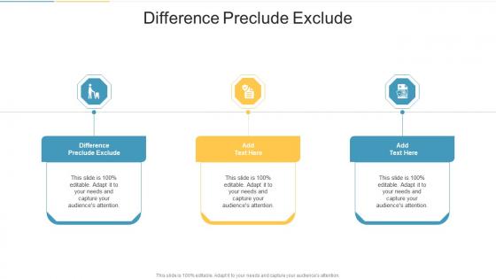 Difference Preclude Exclude In Powerpoint And Google Slides Cpb