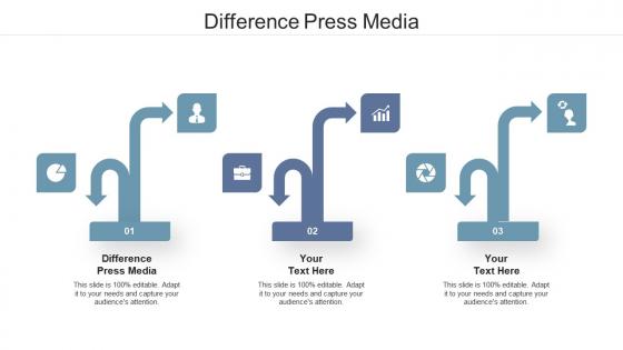 Difference press media ppt powerpoint presentation layouts tips cpb