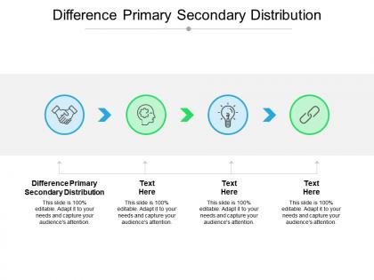 Difference primary secondary distribution ppt powerpoint presentation layouts styles cpb