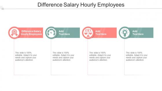 Difference Salary Hourly Employees In Powerpoint And Google Slides Cpb