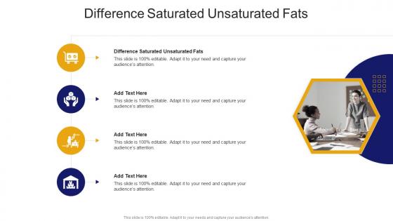 Difference Saturated Unsaturated Fats In Powerpoint And Google Slides Cpb
