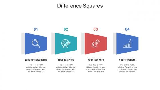 Difference squares ppt powerpoint presentation infographic template themes cpb