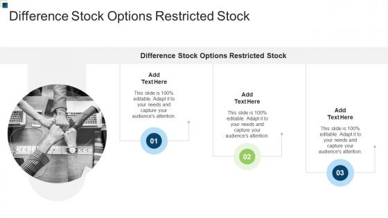 Difference Stock Options Restricted Stock In Powerpoint And Google Slides Cpb