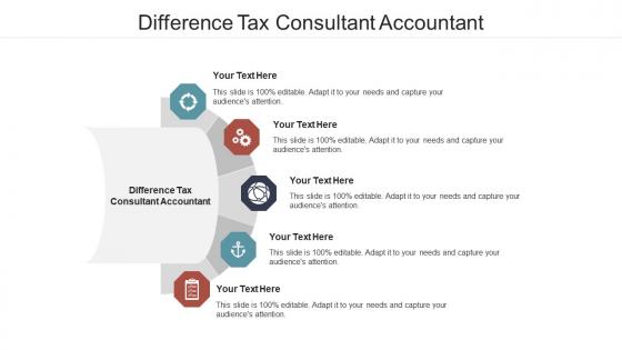 Difference tax consultant accountant ppt powerpoint presentation infographics ideas cpb