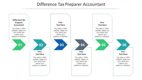 Difference tax preparer accountant ppt powerpoint presentation model graphics cpb